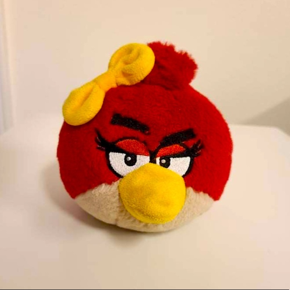 Angry bird plush, red valentine